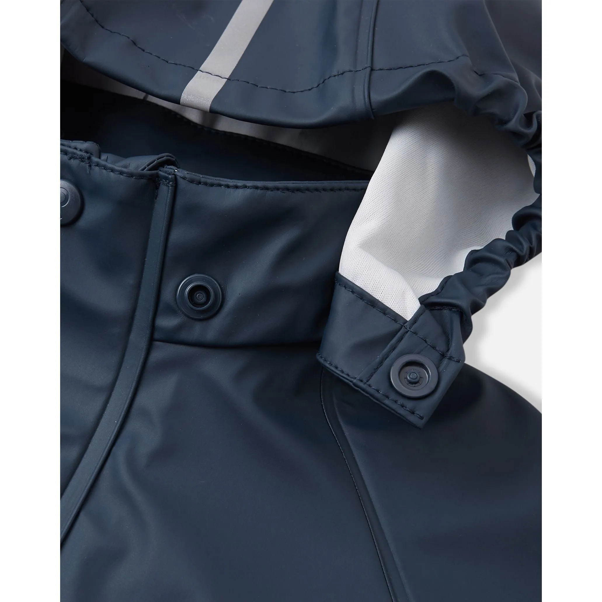 Lampi Waterproof Rain Coat - Navy
