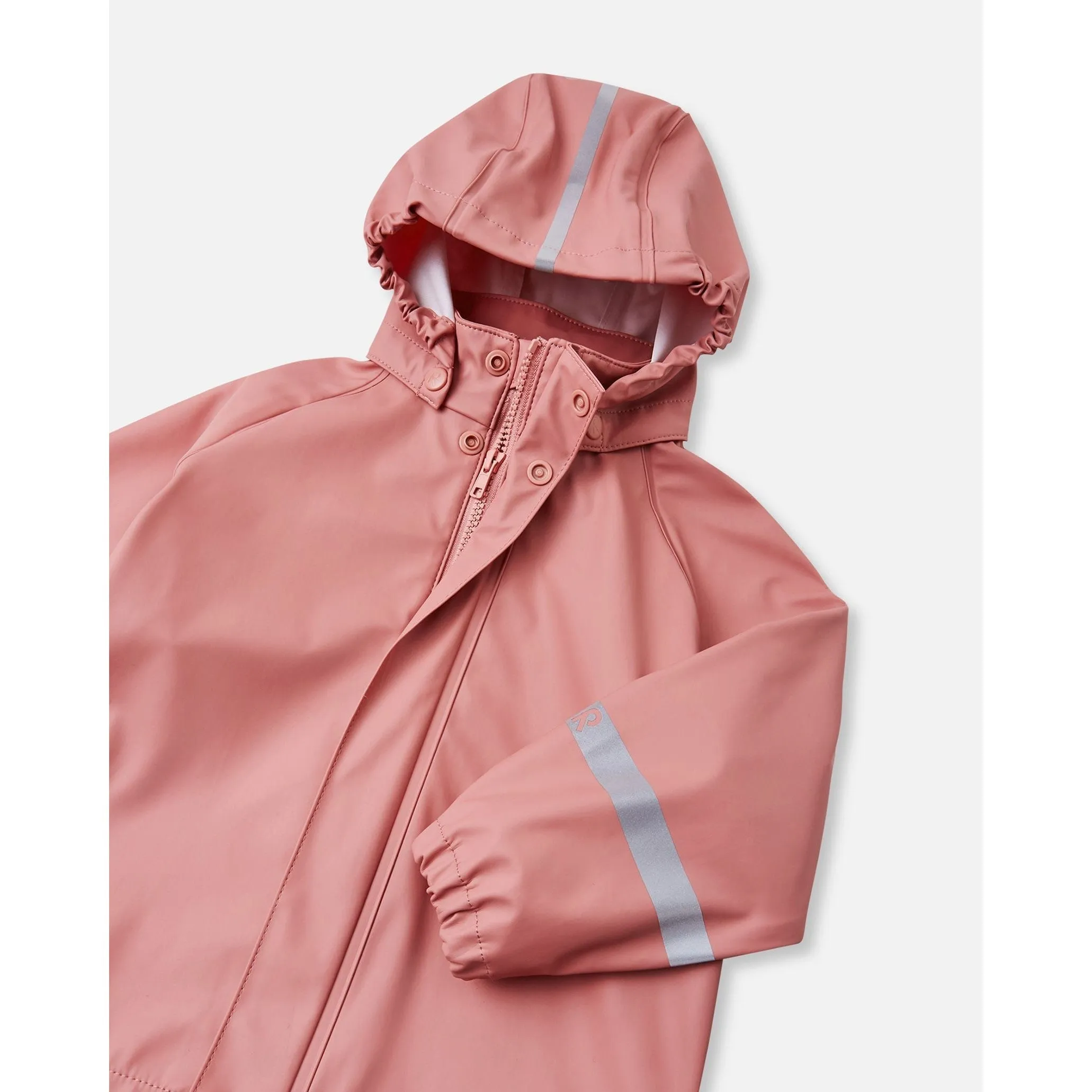Lampi Waterproof Rain Coat - Rose Blush