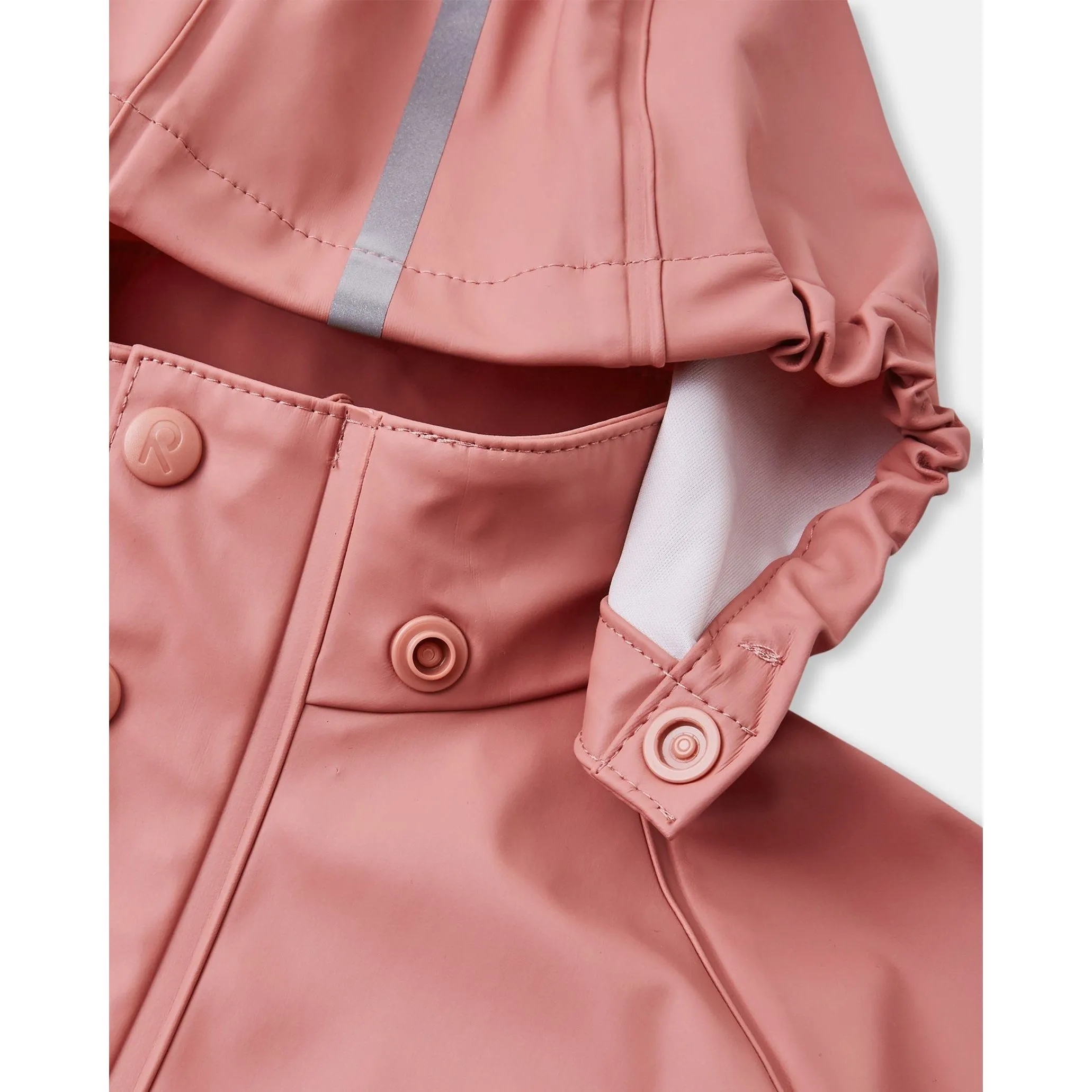 Lampi Waterproof Rain Coat - Rose Blush