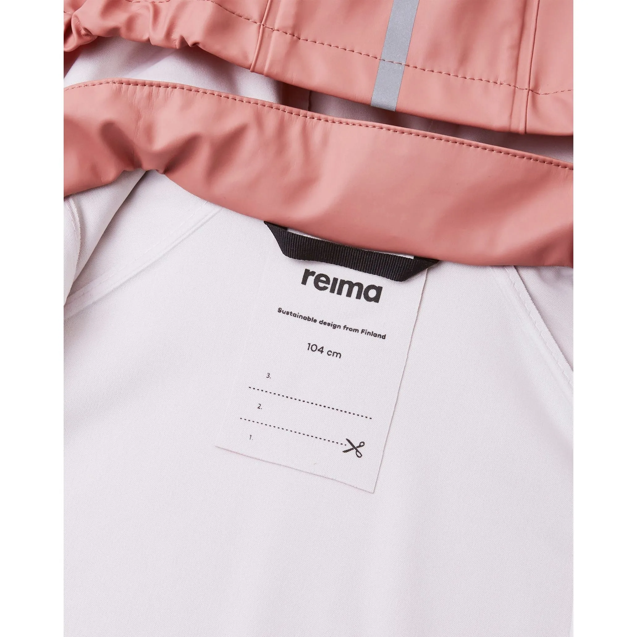 Lampi Waterproof Rain Coat - Rose Blush