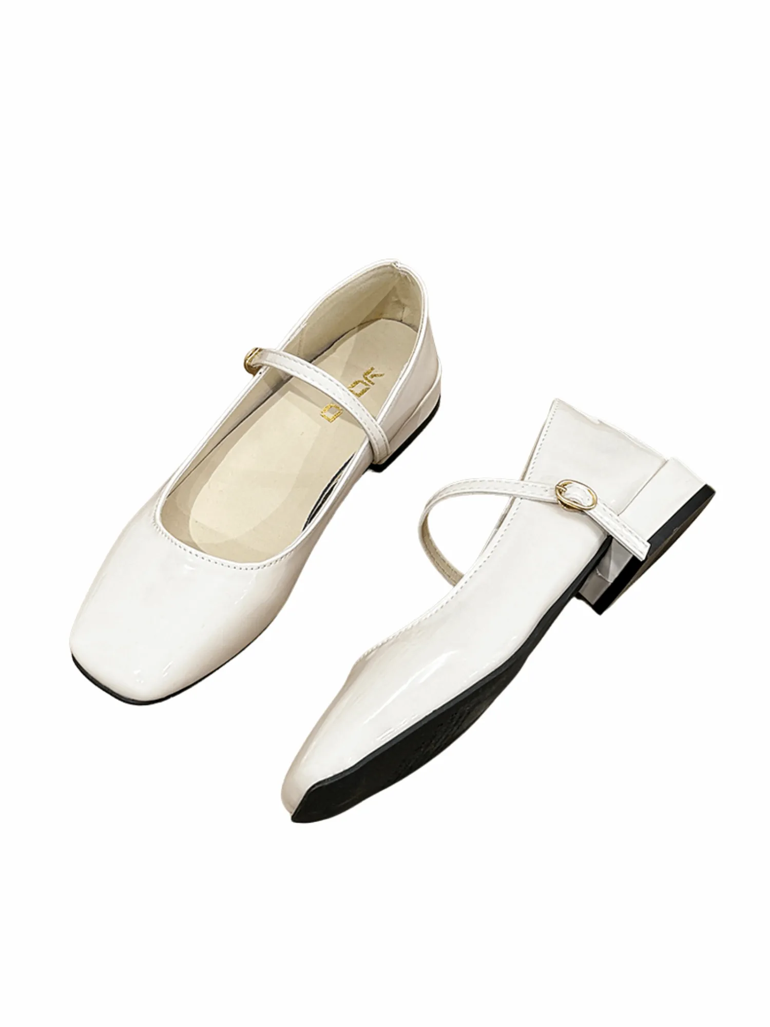 Élan Belle Mary Jane Loafers-Wine Red