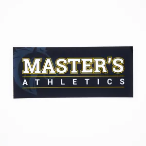 Large Master's Athletics Sticker