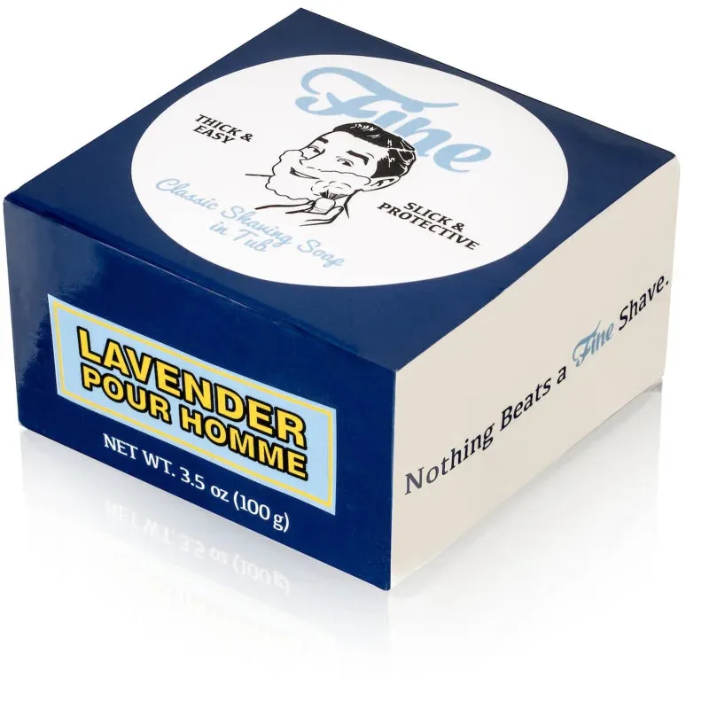 Lavender Classic Shaving Soap in Tub | Fine Accoutrements