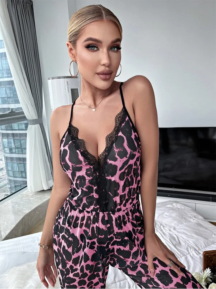 Leopard Lace Bodysuit
