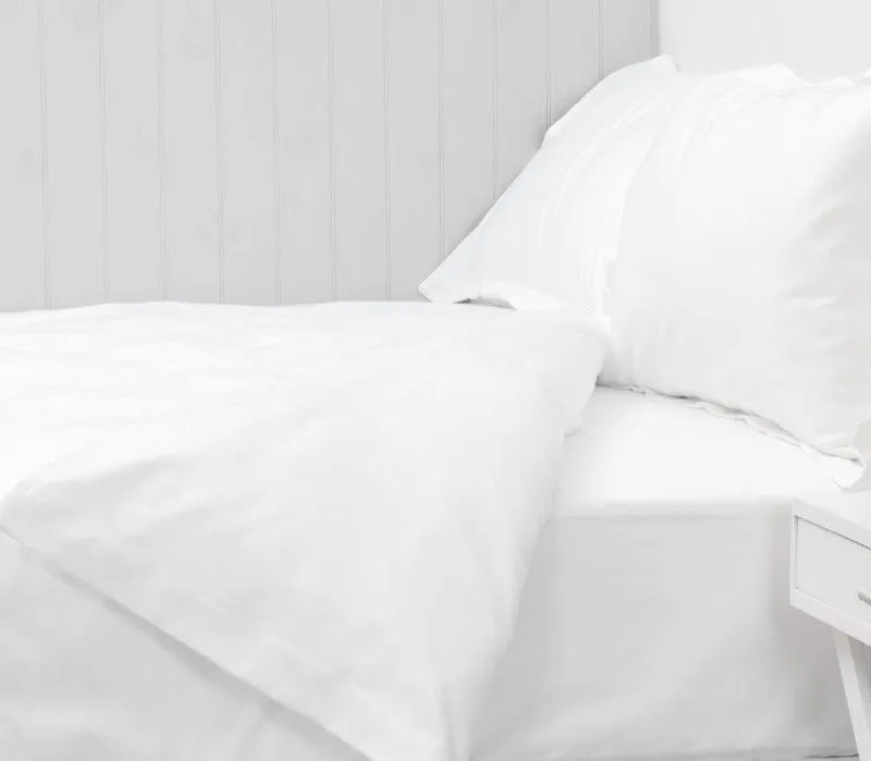 Lifson  550 Thread Count Duvet Cover Set White