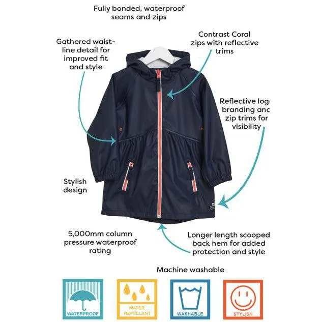 Little Girls Rainster - Navy