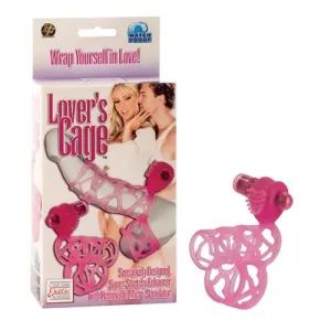 Lover's Cage Stretchy  Cage Comfortable Scrotum Cage Pink