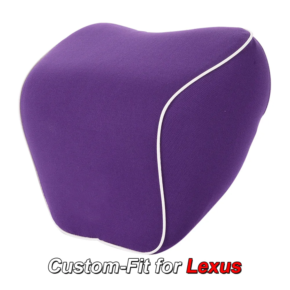Lumbar Support Cushion for Car and Headrest Neck Pillow Kit, Custom-Fit For Car, Ergonomically Design for Car Seat, Car Accessories WAFJ254