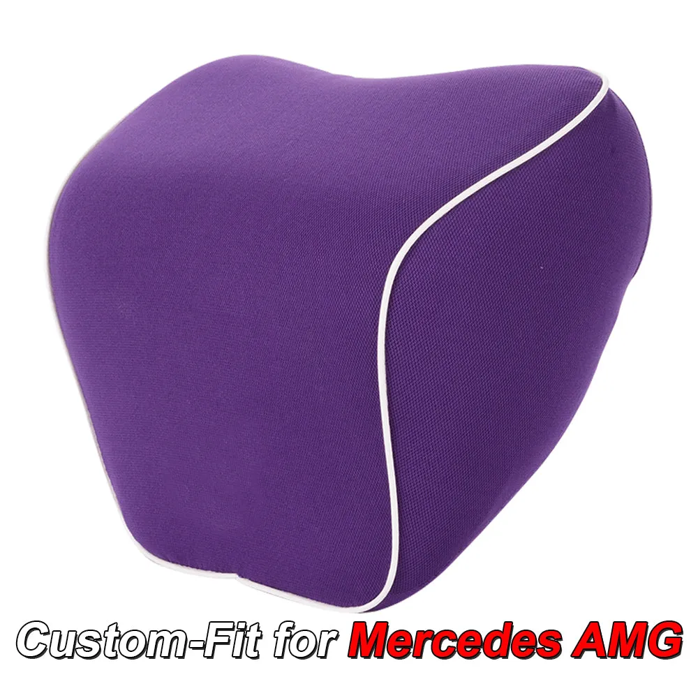 Lumbar Support Cushion for Car and Headrest Neck Pillow Kit, Custom-Fit For Car, Ergonomically Design for Car Seat, Car Accessories WALM254