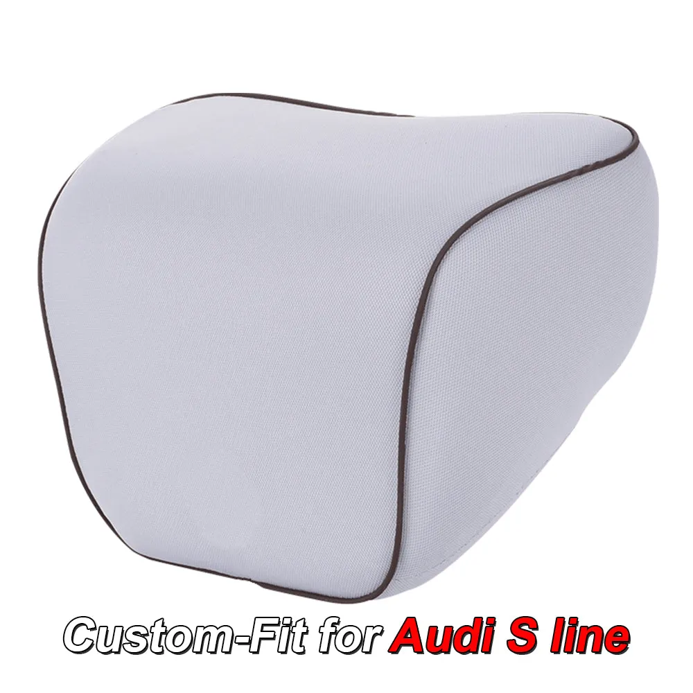 Lumbar Support Cushion for Car and Headrest Neck Pillow Kit, Custom-Fit For Car, Ergonomically Design for Car Seat, Car Accessories WAVE254
