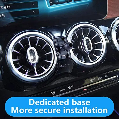 LUNQIN Car Phone Holder for 2021 Mercedes Benz GLA [Big Phones with Case Friendly] Auto Accessories Navigation Bracket Interior Decoration Mobile Cell Mirror Phone Mount