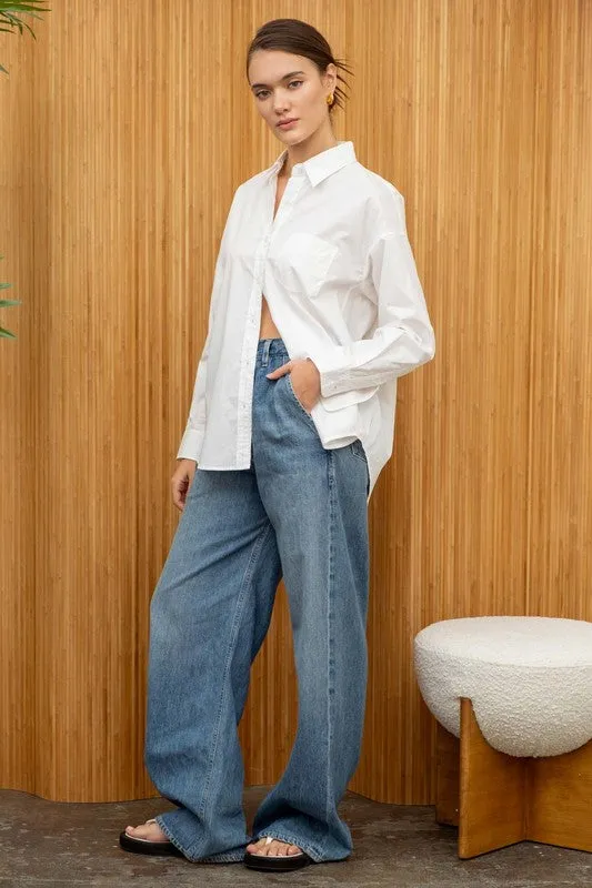 Max Studio Button Down Blouse