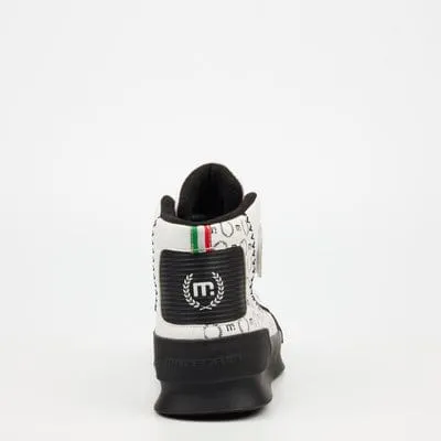 Mazerata Valentino 1 Print Boot White