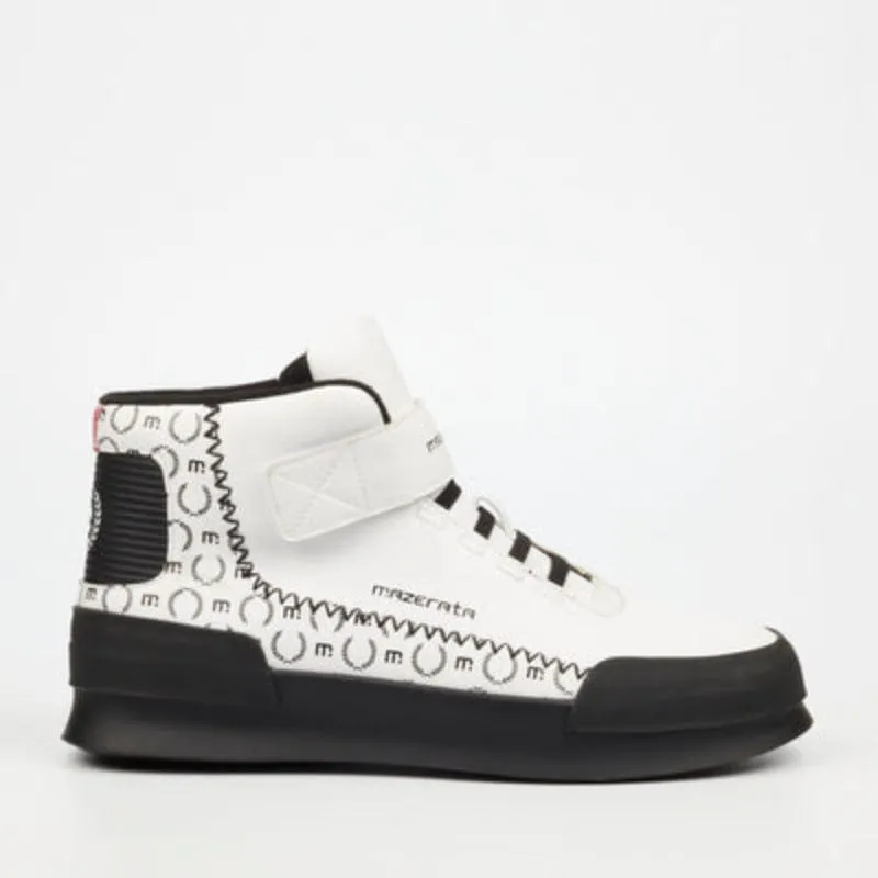 Mazerata Valentino 1 Print Boot White