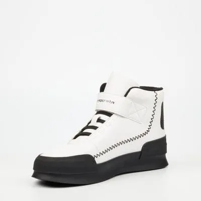 Mazerata Valentino 1 Print Boot White