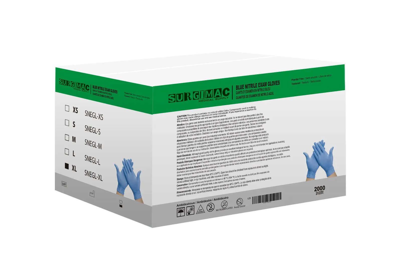 Medical Nitrile Examination Gloves MaxSoft: Comfortable, Flexible, and Durable