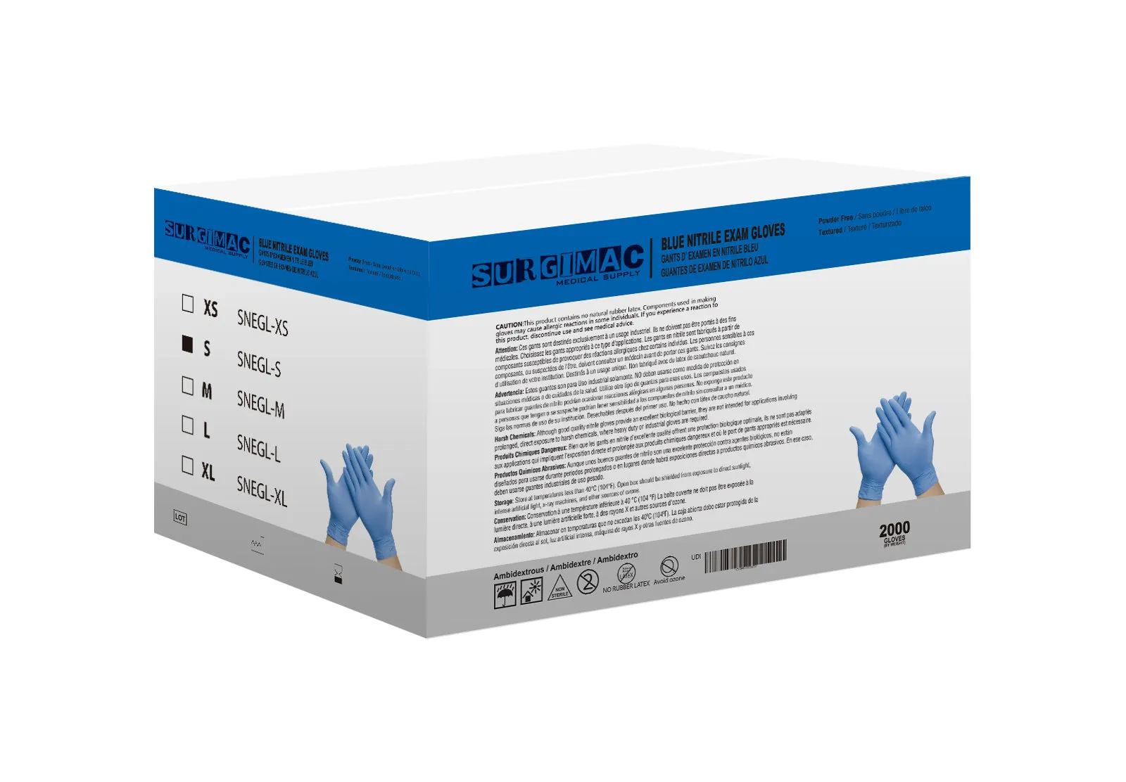 Medical Nitrile Examination Gloves MaxSoft: Comfortable, Flexible, and Durable