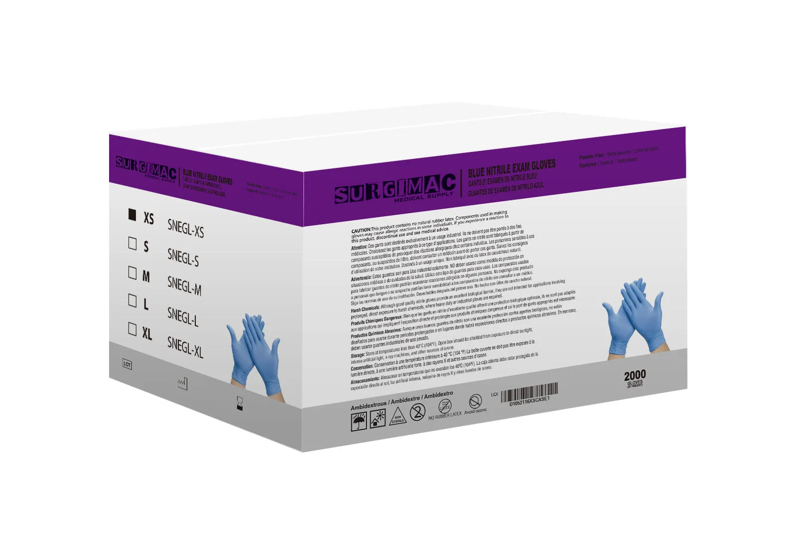 Medical Nitrile Examination Gloves MaxSoft: Comfortable, Flexible, and Durable
