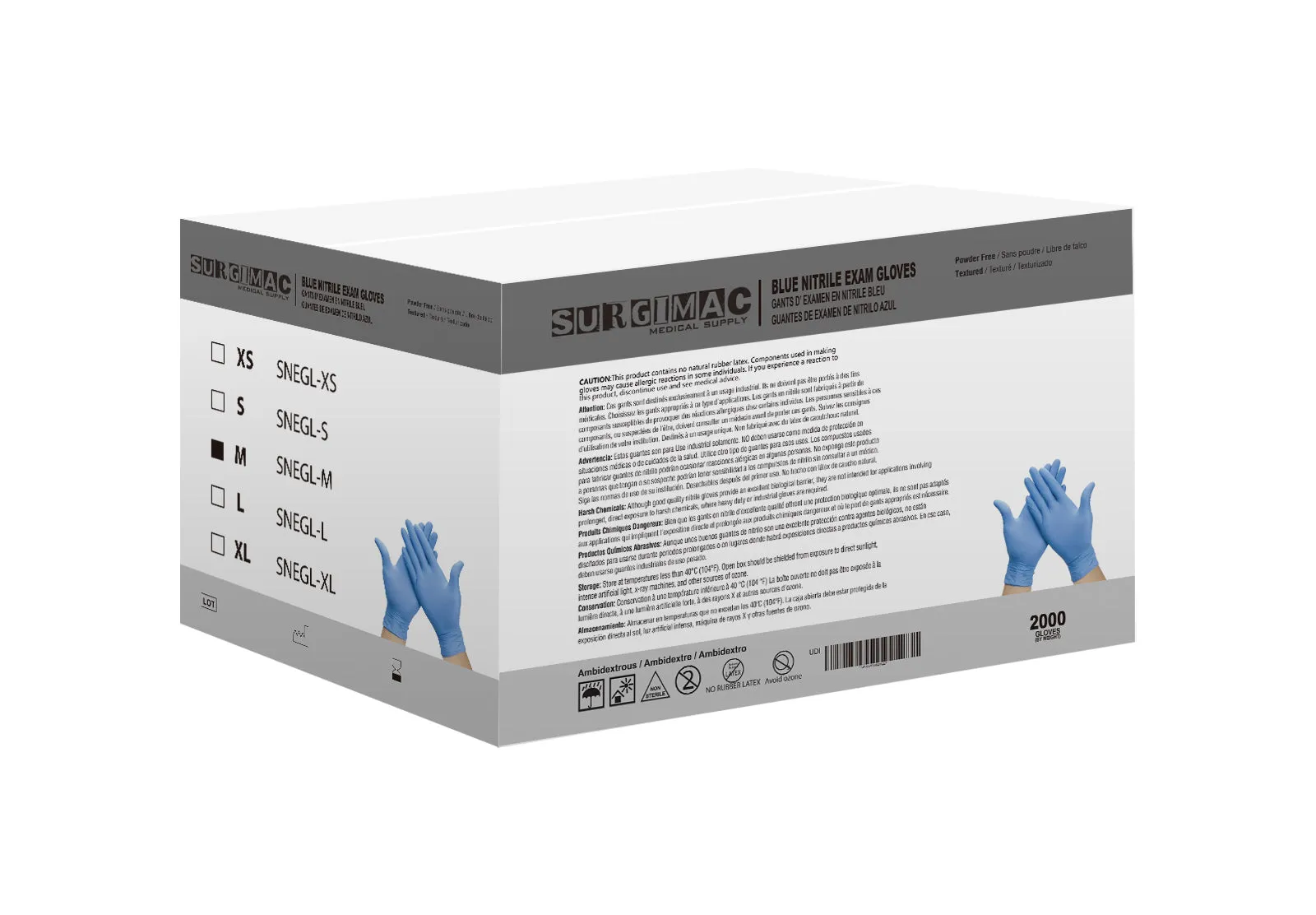 Medical Nitrile Examination Gloves MaxSoft: Comfortable, Flexible, and Durable