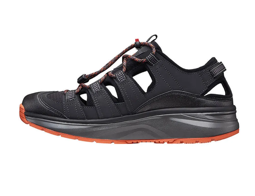 Mens Active Como II Black Hiking Sandals