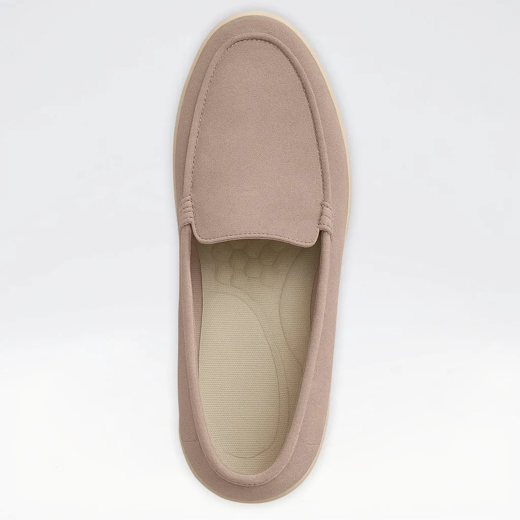 Men's – Loafers – Suede Material, Classic Design – Casual Footwear