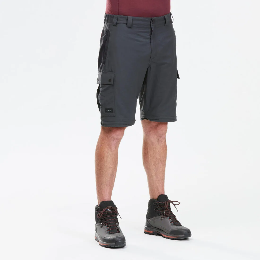 Men’s Modular and Durable Mountain Trekking Trousers MT100
