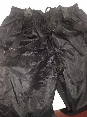 MOTORCYCLE MOTORBIKE RAIN GEAR WOMENS RAIN SUIT WATERPROF LIGHTWEIGHT BLK