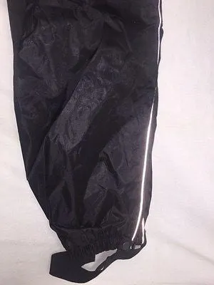 MOTORCYCLE MOTORBIKE RAIN GEAR WOMENS RAIN SUIT WATERPROF LIGHTWEIGHT BLK