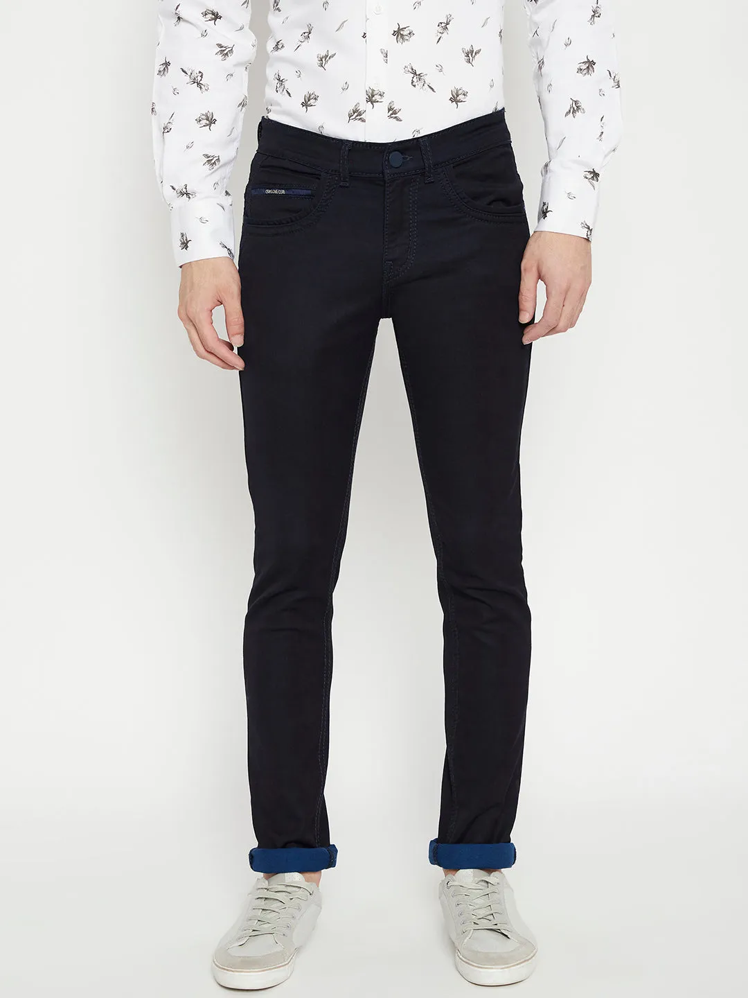 Navy Blue Slim Fit Jeans