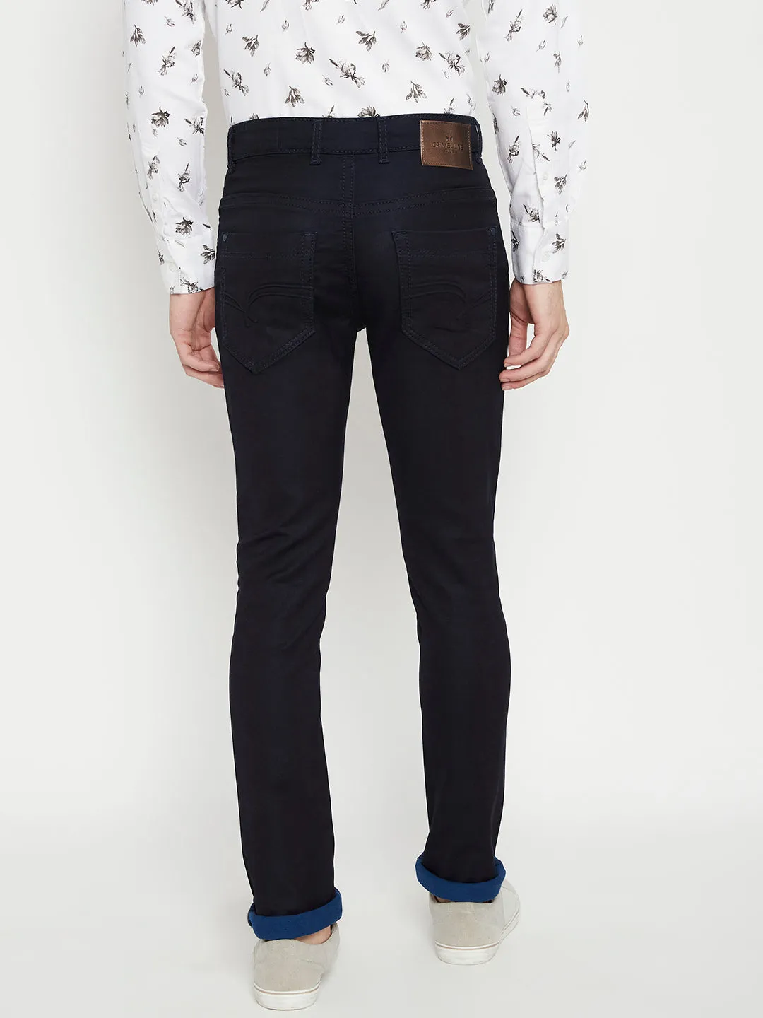 Navy Blue Slim Fit Jeans