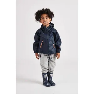 Navy Waterproof Rain Cheater Coat | Grass & Air
