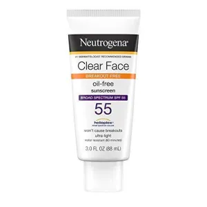 Neutrogena Clear Face, protector solar en loción de amplio espectro. 3 fl. oz/88ml