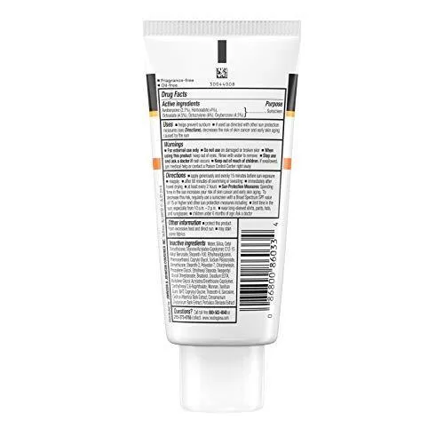 Neutrogena Clear Face, protector solar en loción de amplio espectro. 3 fl. oz/88ml
