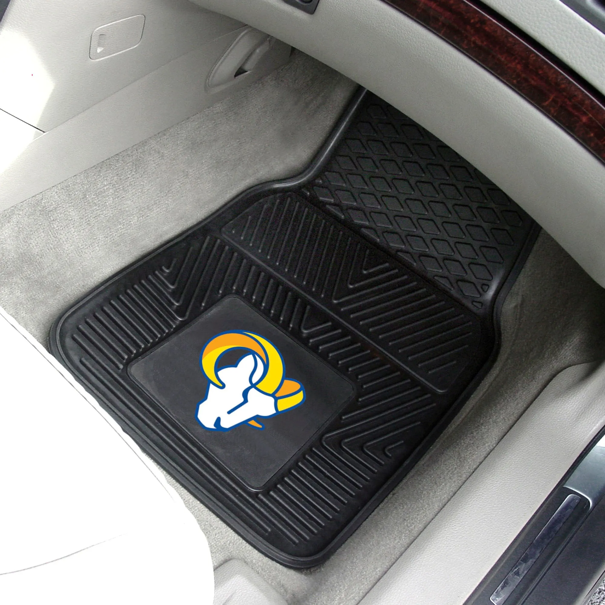 NFL - Los Angeles Rams 2-pc Vinyl Car Mat Set