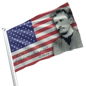 O. Henry USA Writer Flag Banner
