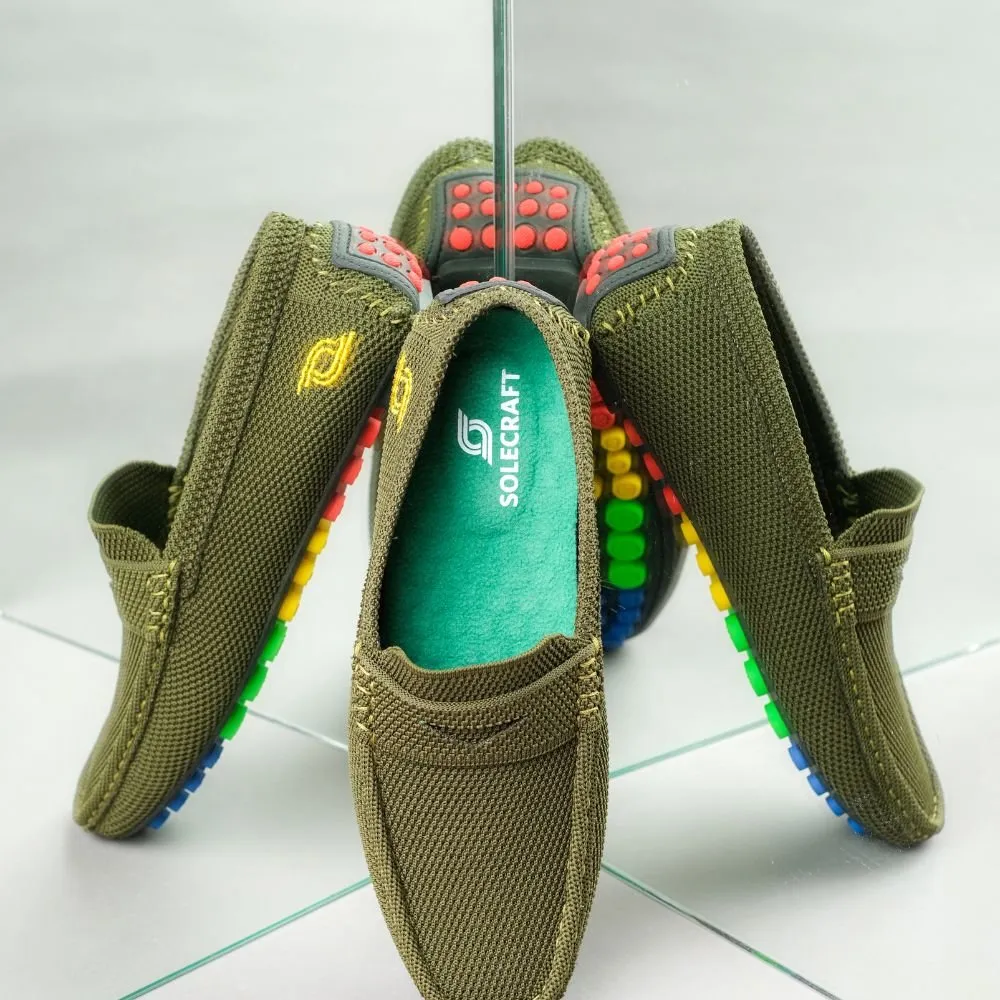 OCEAN-KNIT LOAFERS
