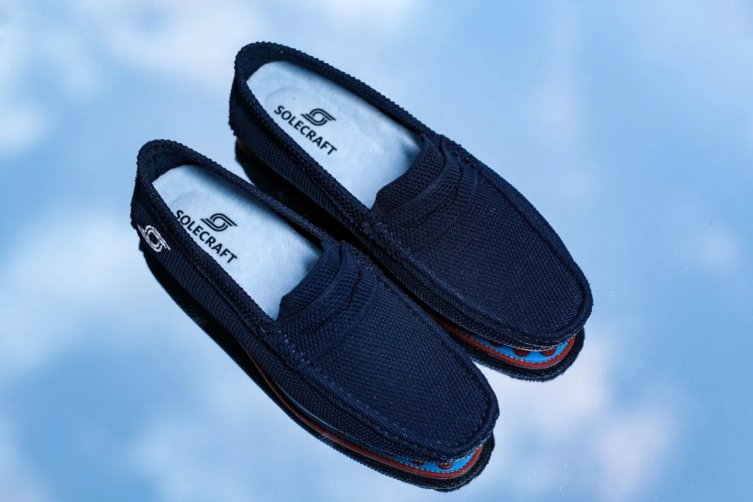 OCEAN-KNIT LOAFERS