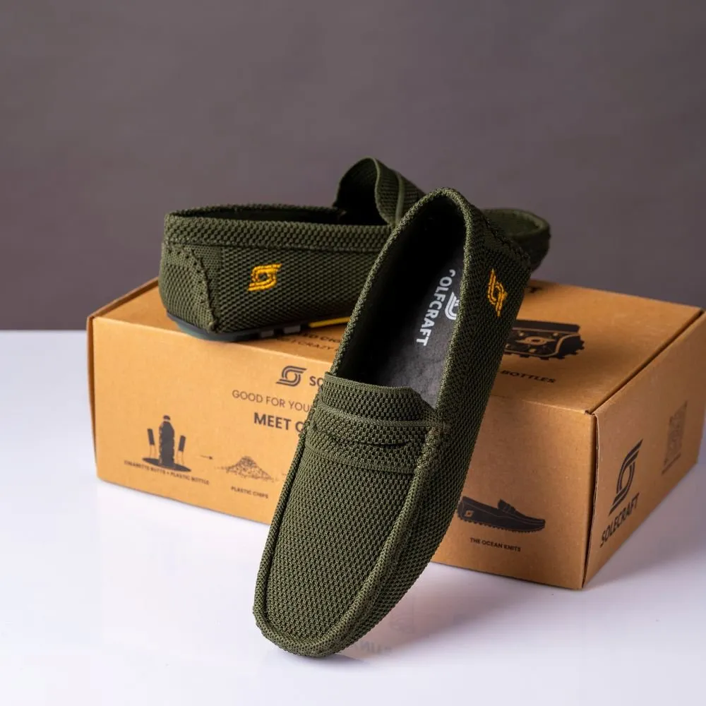 OCEAN-KNIT LOAFERS