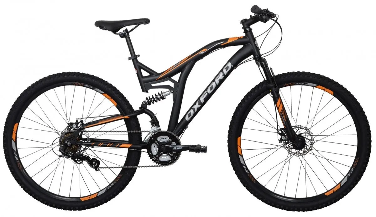 Ox 27.5 Raptor Doble 21V M Negro/Naranja