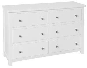 Oxford 6 Drawer Sideboard White