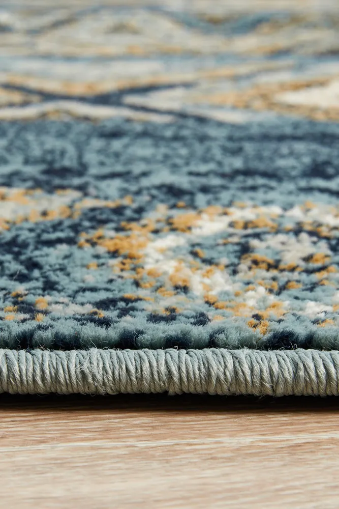 Oxford Contrast Blue Rug