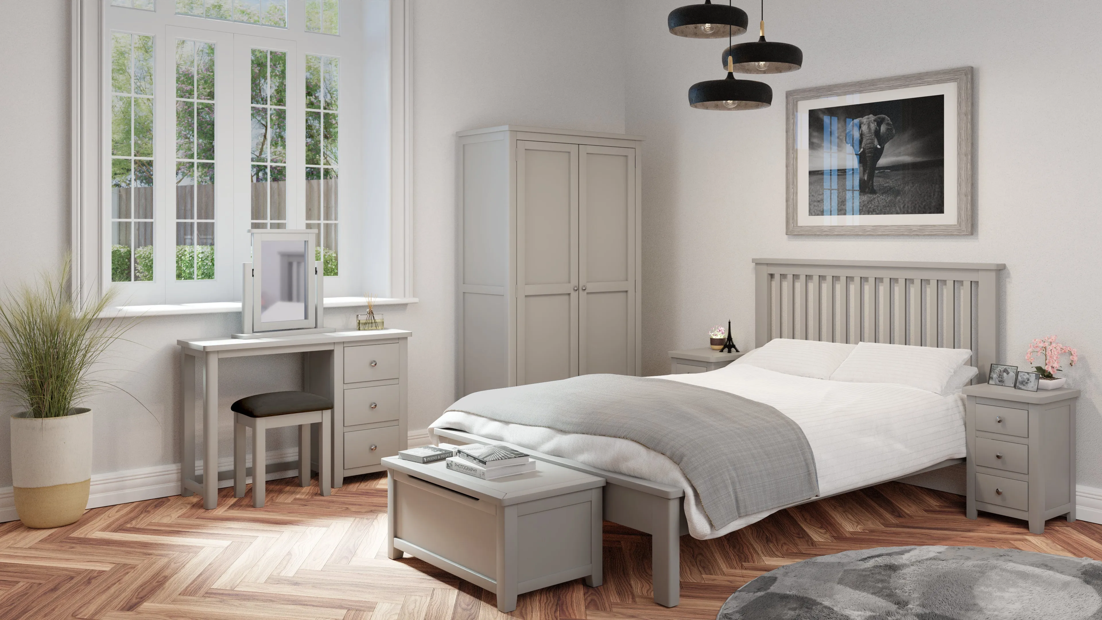 Oxford Dressing  Mirror Grey