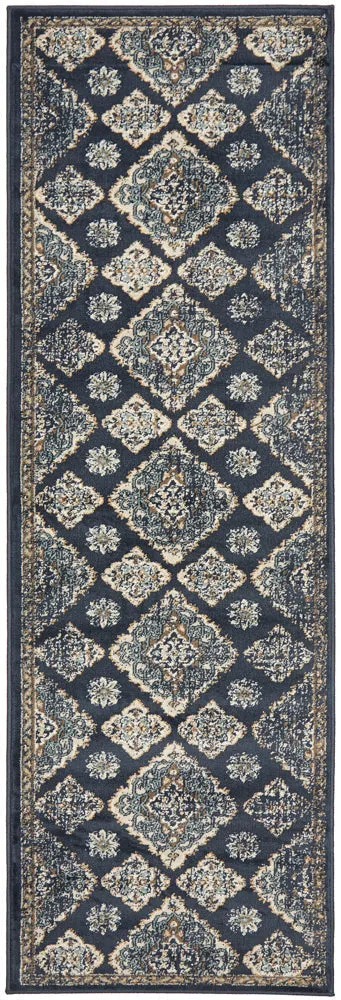 Oxford Timeline Navy Rug