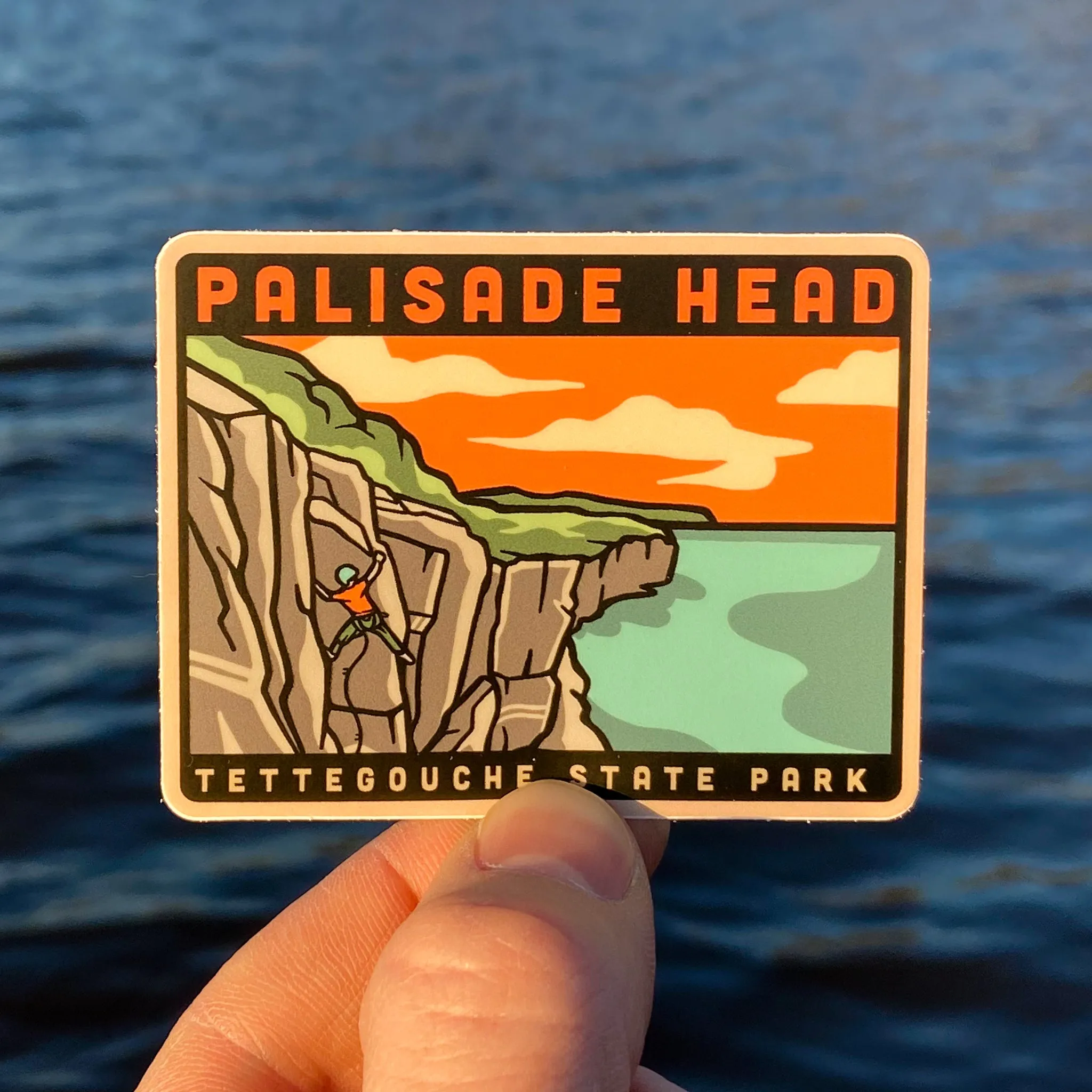 Palisade Head Climbing - Superior Crack Sticker