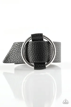 Paparazzi - Simply Stylish - Black Bracelet