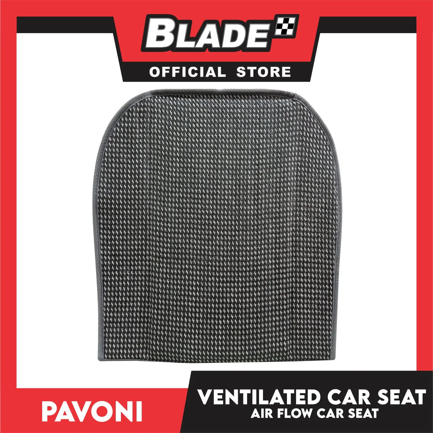 Pavoni Air Flow Car Seat 42 x 40 x 48 cm Ventilated Car Seat Cushion