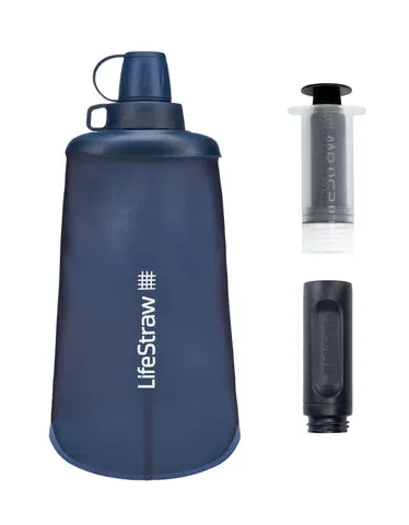 Peak Series Collapsible Squeeze Bottle with Filter - 650ml
