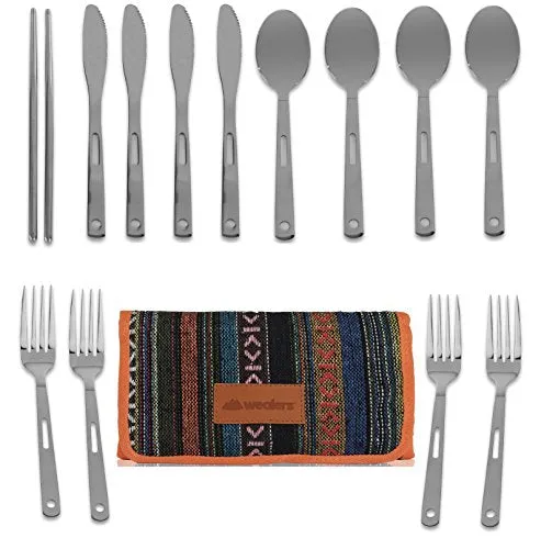 Picnic Utensil Set with Travel Case