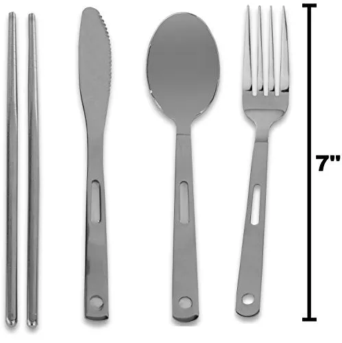 Picnic Utensil Set with Travel Case
