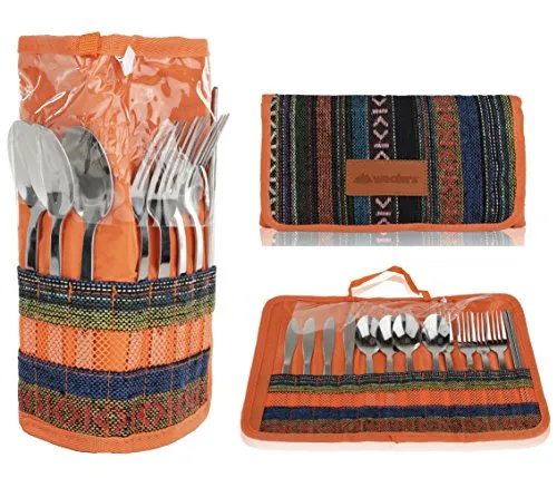 Picnic Utensil Set with Travel Case